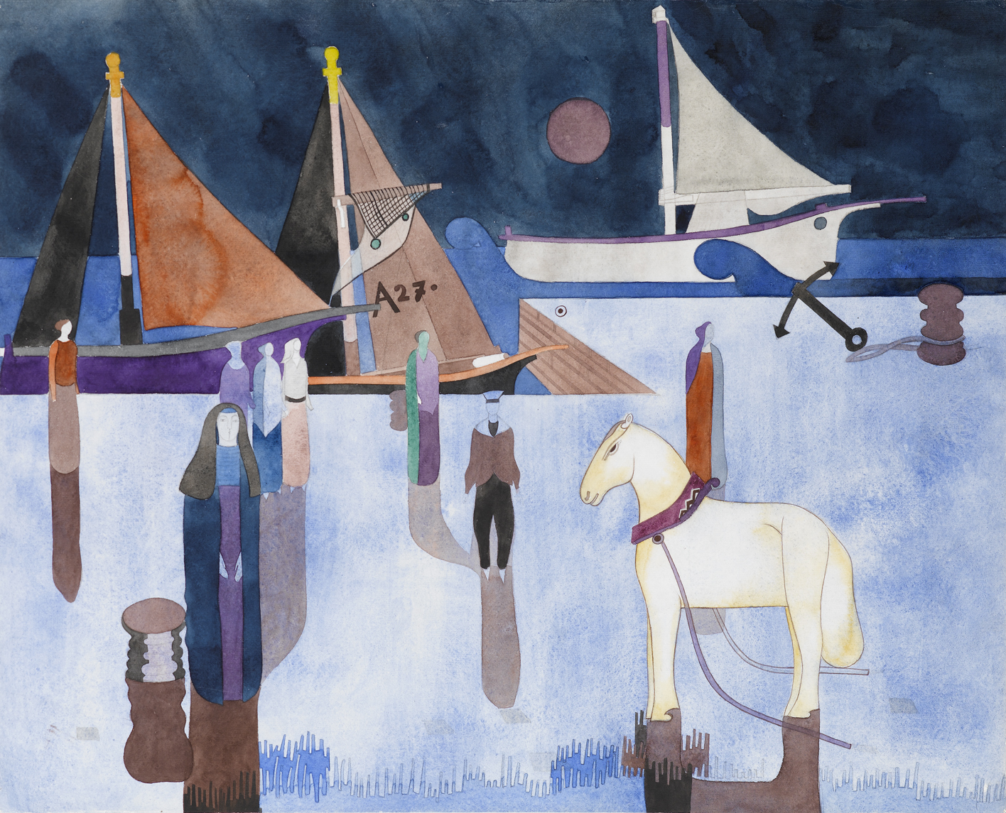 The Horse in the Port (Das Pferd am Hafen)